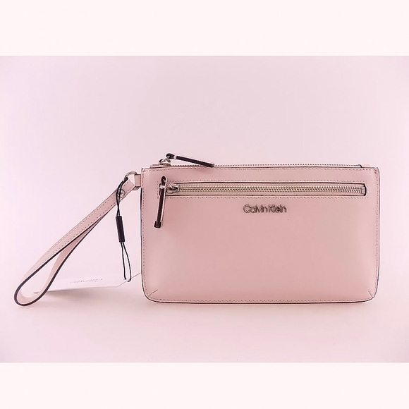 powder pink clutch bag